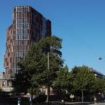 The iconic building the Maersk Tower has rapidly become a landmark structure for Copenhagen Science City